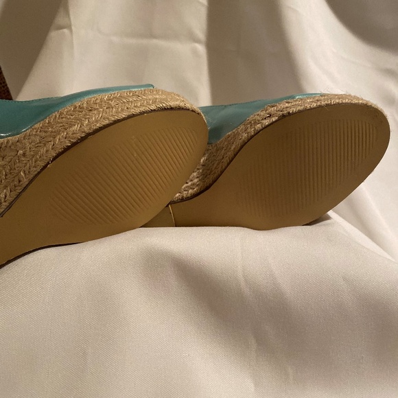 Boston Proper Mint wedges; never worn - Picture 4 of 7